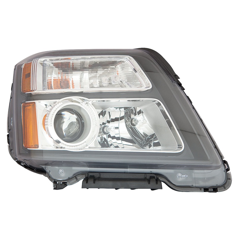 Head Lamp Driver Side Gmc Terrain 2016-2017 Halogen Denali Model Black Bezel Capa , Gm2502436C – Hunt Parts