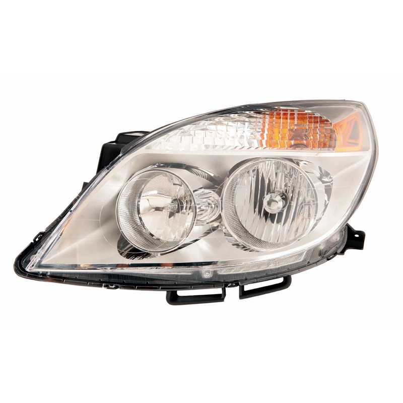 Head Lamp Driver Side Saturn Aura 2008-2009 Without High Beam Heat Shield Front Om 4/12/07 Capa , Gm2502292C – Hunt Parts