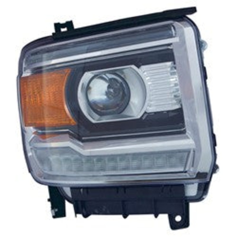 Head Lamp Passenger Side Gmc Denali 2500 2016-2019 Hid For Models With Denali Capa , Gm2503471C – Hunt Parts