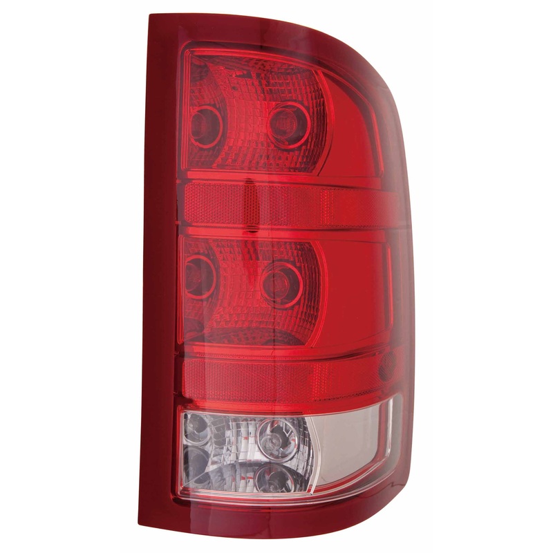 Tail Lamp Passenger Side Gmc Sierra Hybrid 2010-2013 2Nd Design Without Dark Red Trim With Small Back-Up Bulb Exclude Base/Dually Model Capa , Gm2801250C – Hunt Parts