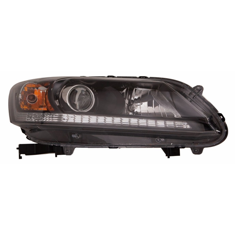 Head Lamp Driver Side Honda Accord Sedan 2013-2015 Halogen Ex/Lx/Sport Models/2.4 Liter Ex-L Capa , Ho2502151C – Hunt Parts