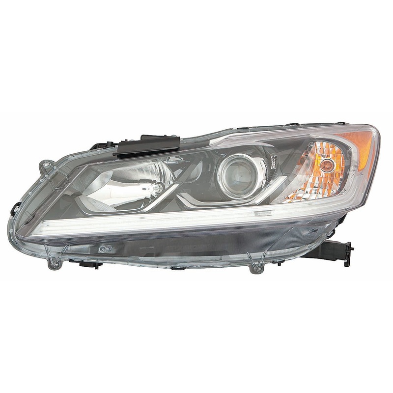 Head Lamp Driver Side Honda Accord Sedan 2016-2017 Halogen Ex/Ex-L/Sport Capa , Ho2502169C – Hunt Parts