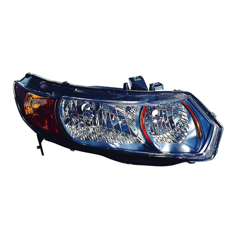 Head Lamp Driver Side Honda Civic Coupe 2006-2009 6 Speed 2.0L Capa , Ho2502133C – Hunt Parts