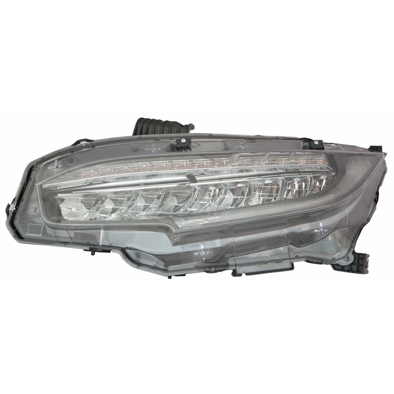 Head Lamp Driver Side Honda Civic Coupe 2016-2020 Led Ex/Ex-L/Ex-T/Lx Model Capa , Ho2502176C – Hunt Parts