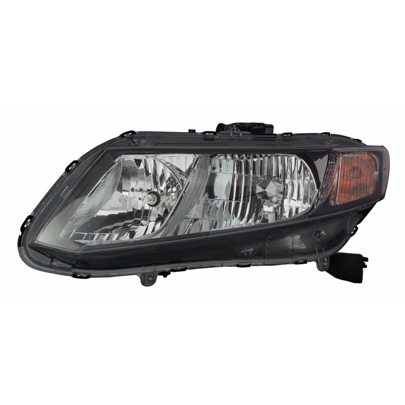 Head Lamp Driver Side Honda Civic Hybrid 2013-2015 Halogen Capa , Ho2502150C – Hunt Parts