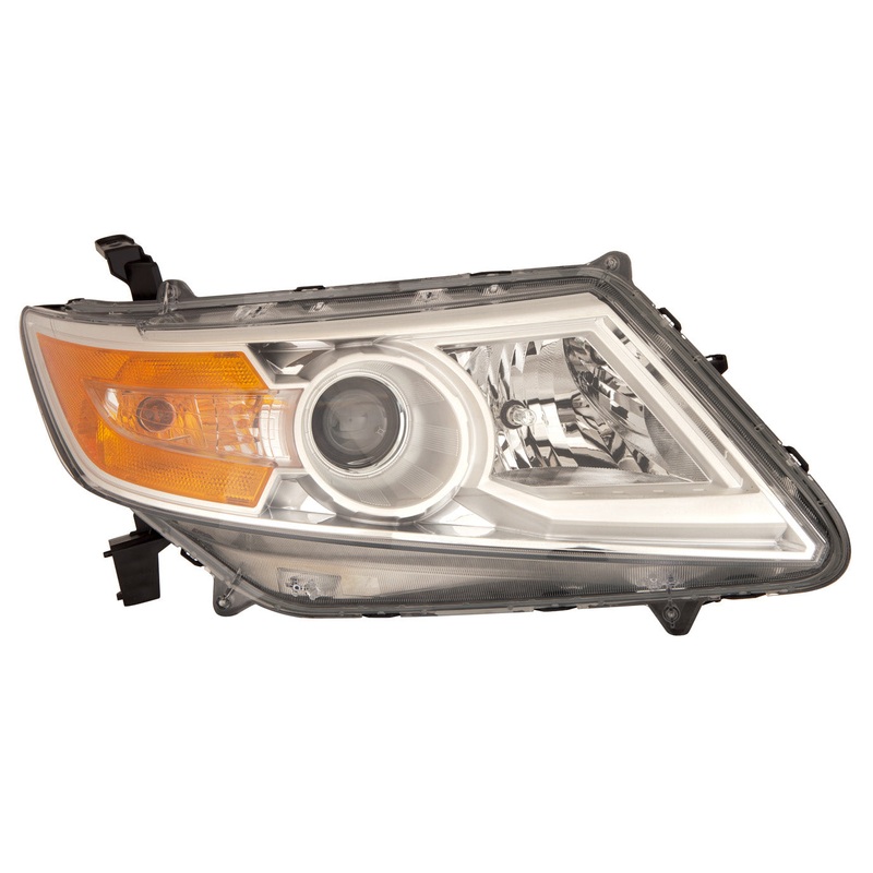 Head Lamp Passenger Side Honda Odyssey 2011-2013 Halogen Capa , Ho2503142C – Hunt Parts