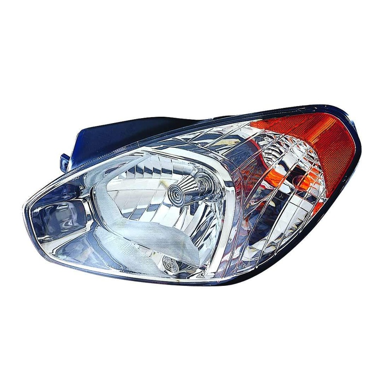 Head Lamp Driver Side Hyundai Accent Sedan 2006 Capa – Hunt Parts