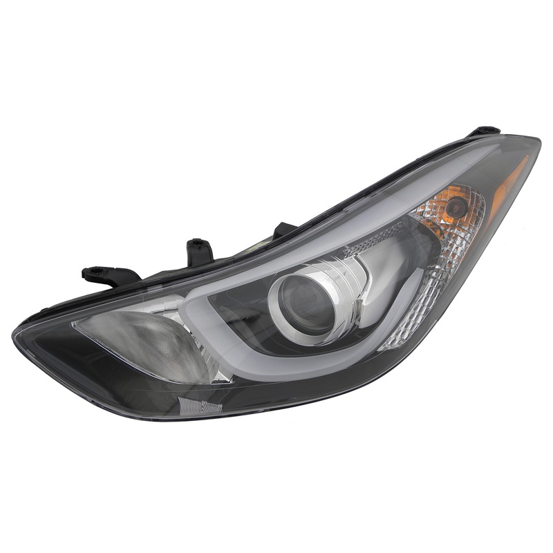 Head Lamp Driver Side Hyundai Elantra Coupe 2013-2014 Led Korea Built Capa , Hy2502188C – Hunt Parts