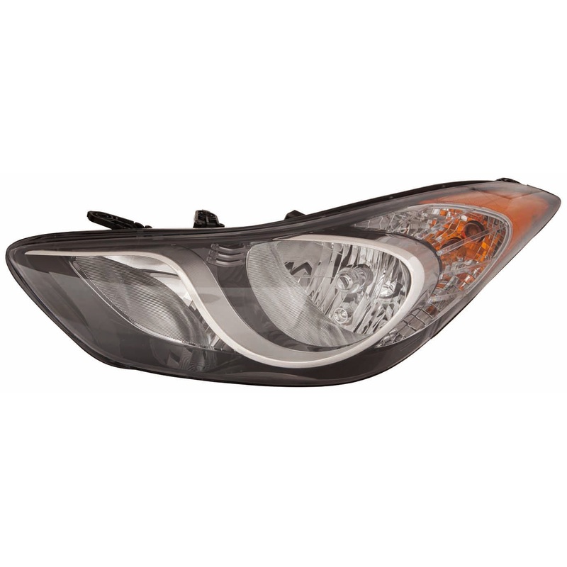 Head Lamp Driver Side Hyundai Elantra Coupe 2013 Korea Built Capa , Hy2502164C – Hunt Parts