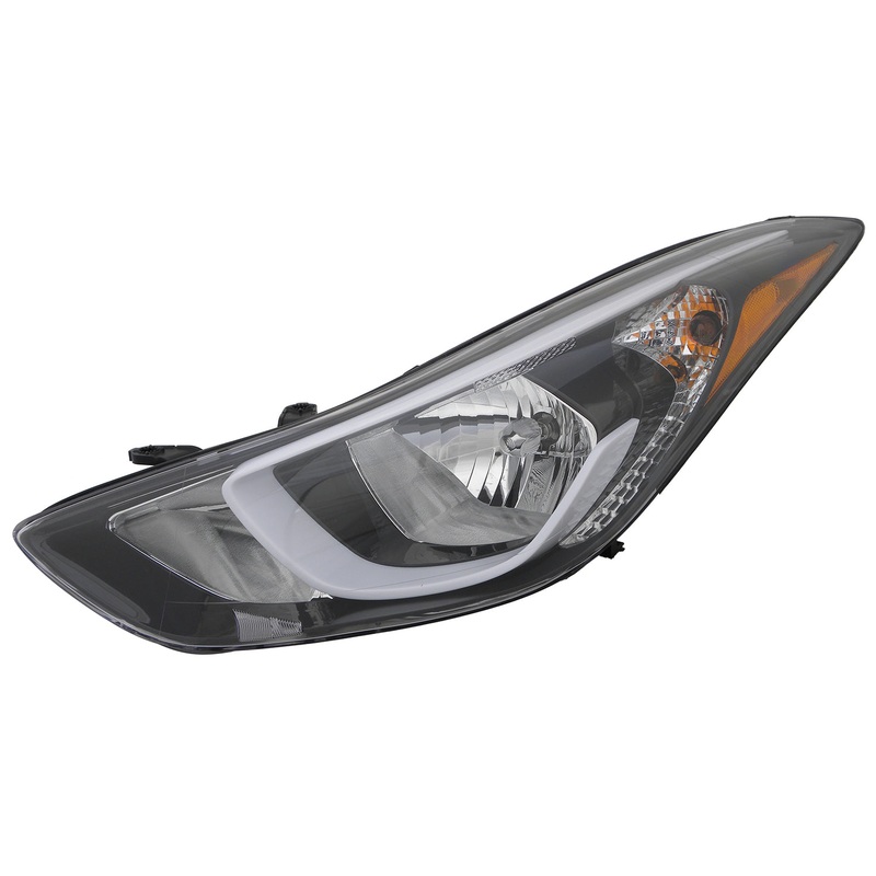 Head Lamp Driver Side Hyundai Elantra Sedan 2014-2016 Korea Built , Hy2502189U – Hunt Parts