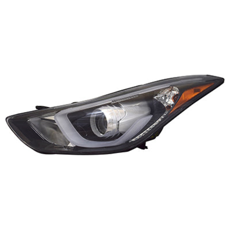 Head Lamp Driver Side Hyundai Elantra Sedan 2014-2016 Led Projector Type Usa Built Capa , Hy2502186C – Hunt Parts