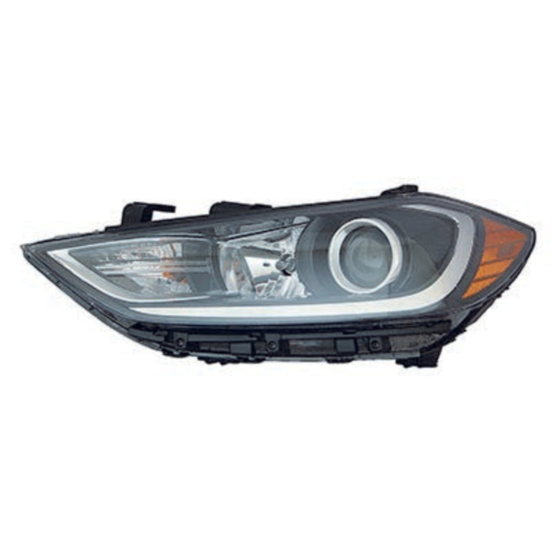 Head Lamp Driver Side Hyundai Elantra Sedan 2017-2018 Halogen Korea Built Capa , Hy2502204C – Hunt Parts