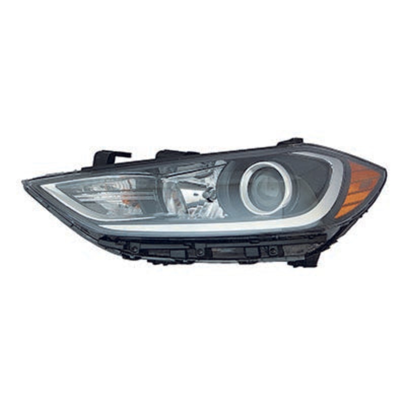 Head Lamp Driver Side Hyundai Elantra Sedan 2017-2018 Halogen Usa Built Without Drl Capa , Hy2502206C – Hunt Parts