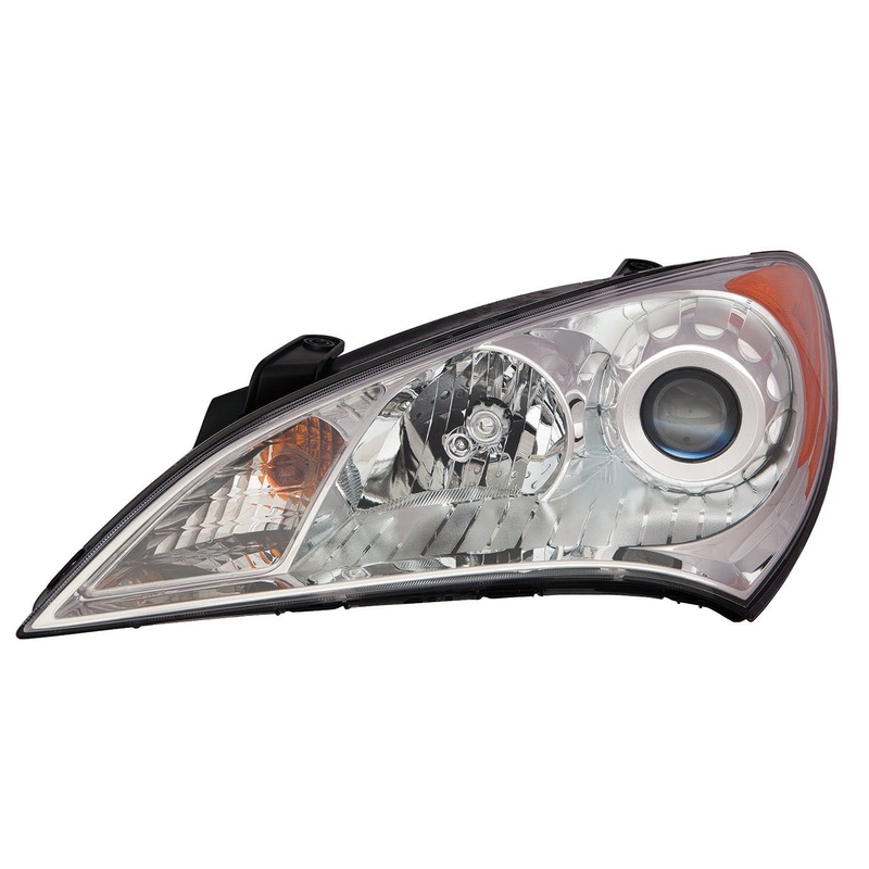 Head Lamp Driver Side Hyundai Genesis Coupe 2010-2012 Capa – Hunt Parts