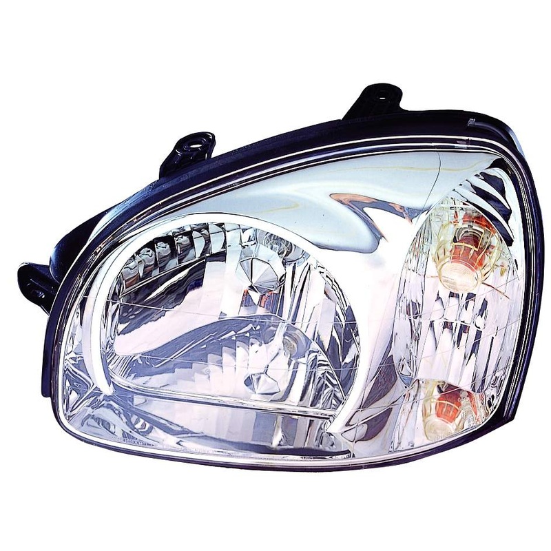 Head Lamp Driver Side Hyundai Santa Fe 2003-2006 From 7/14/03 Capa , Hy2502134C – Hunt Parts
