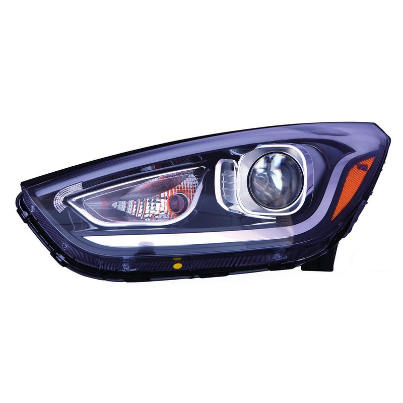 Head Lamp Driver Side Hyundai Tucson 2014-2015 Halogen Capa , Hy2502185C – Hunt Parts