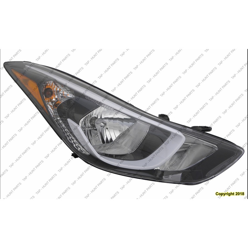 Head Lamp Passenger Side Hyundai Elantra Sedan 2014-2016 Korea Built , Hy2503189U – Hunt Parts