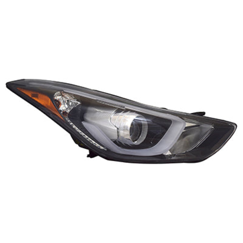 Head Lamp Passenger Side Hyundai Elantra Sedan 2014-2016 Led Projector Type Usa Built Capa , Hy2503186C – Hunt Parts