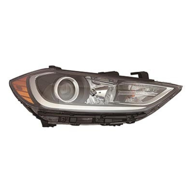 Head Lamp Passenger Side Hyundai Elantra Sedan 2017-2018 Halogen Usa Built Without Drl Capa , Hy2503206C – Hunt Parts