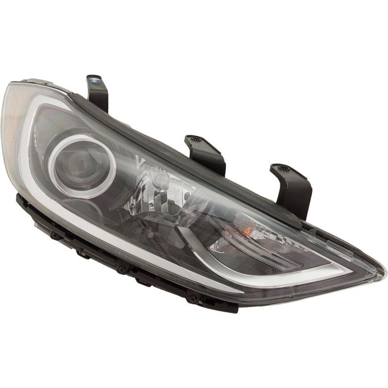 Head Lamp Passenger Side Hyundai Elantra Sedan 2017-2018 Hid With Adaptive Capa , Hy2503207C – Hunt Parts