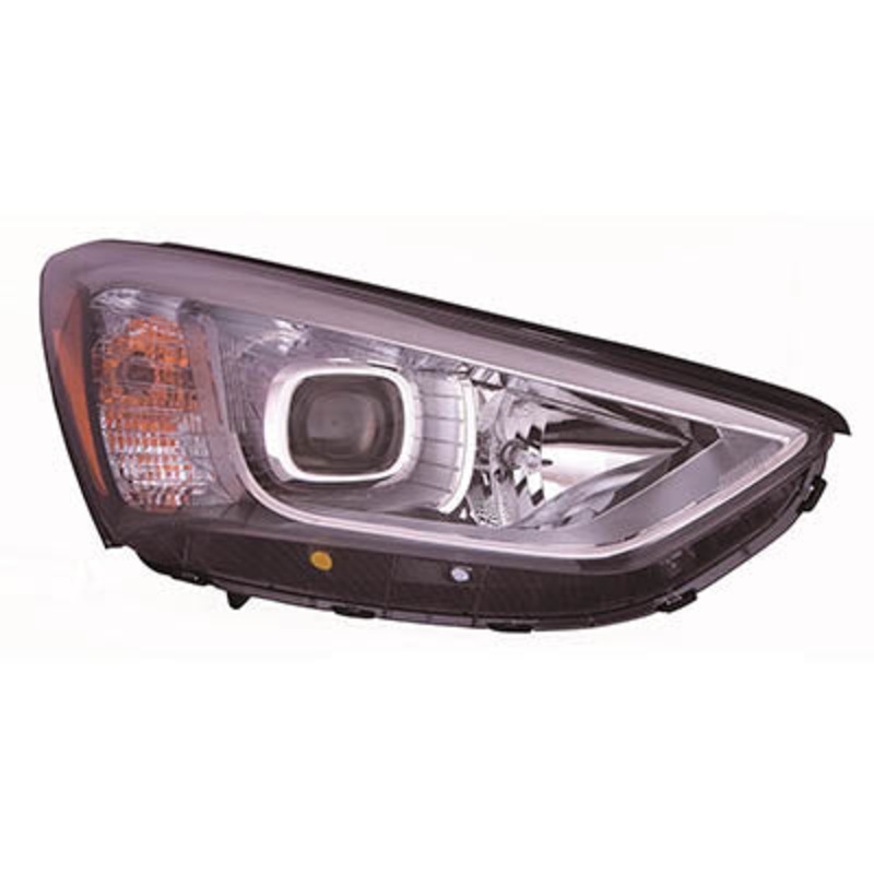 Head Lamp Passenger Side Hyundai Santa Fe 2013-2016 Halogen Gls/Ltd Model Capa , Hy2503175C – Hunt Parts