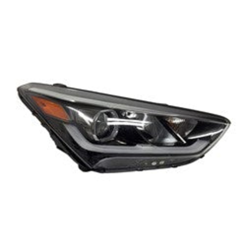 Head Lamp Passenger Side Hyundai Santa Fe 2017-2018 Halogen Without Sport Capa , Hy2503211C – Hunt Parts