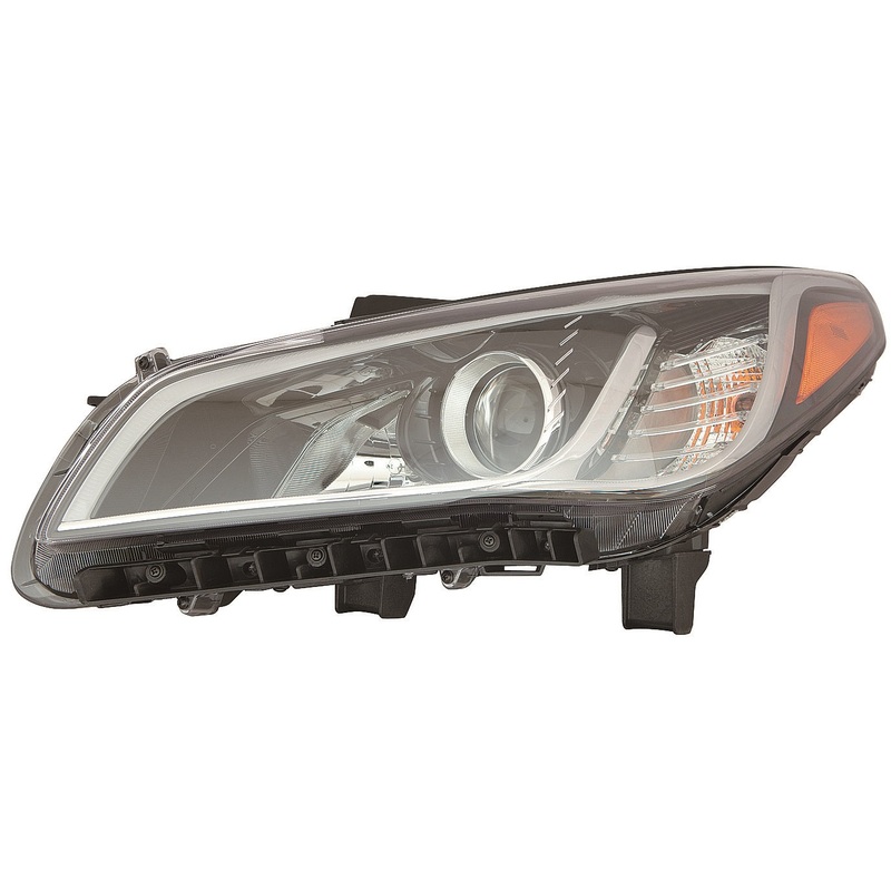 Head Lamp Passenger Side Hyundai Sonata 2016-2017 Halogen Se/Eco Capa , Hy2503201C – Hunt Parts