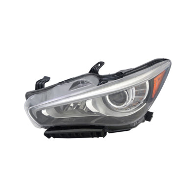 Head Lamp Driver Side Infiniti Q50 Sedan 2014-2017 Hid Without Eco Pkg Without Adapt Capa , In2502157C – Hunt Parts