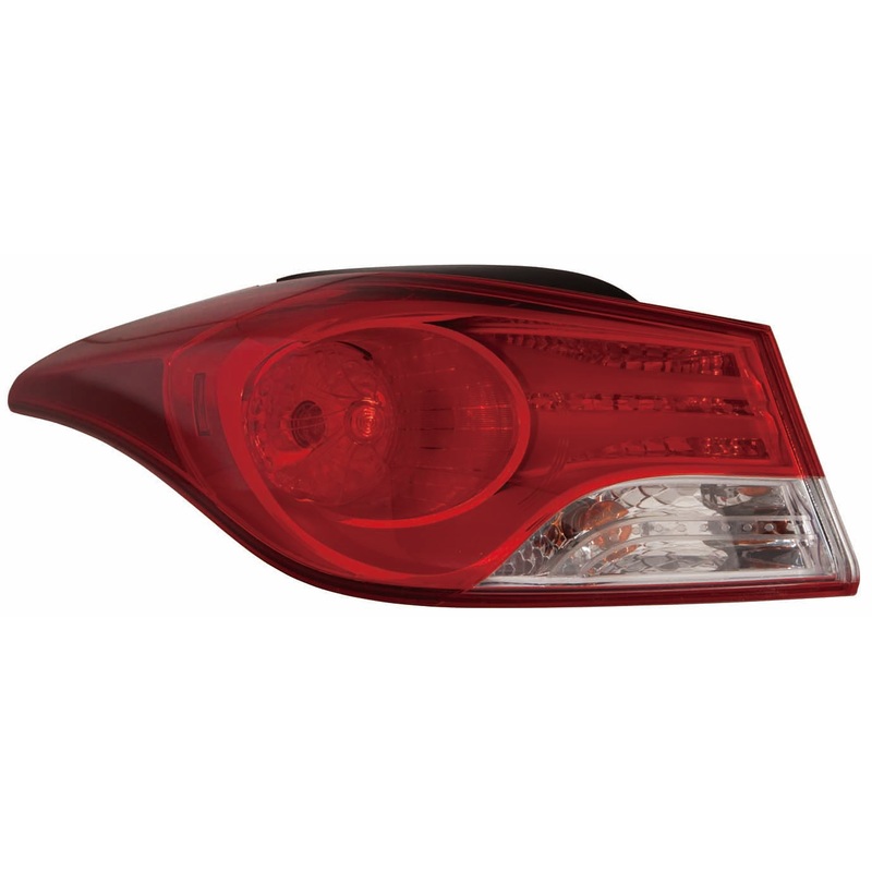 Tail Lamp Driver Side Hyundai Elantra Sedan 2011-2013 Usa Built Capa , Hy2804119C – Hunt Parts