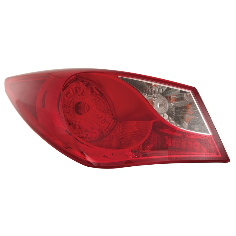 Tail Lamp Driver Side Hyundai Sonata 2011-2014 Exclude Hybrid Capa , Hy2804116C – Hunt Parts