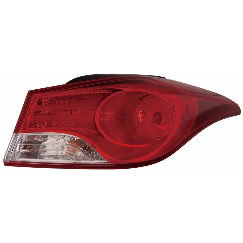 Tail Lamp Passenger Side Hyundai Elantra Sedan 2011-2013 (Usa Built) Capa , Hy2805119C – Hunt Parts