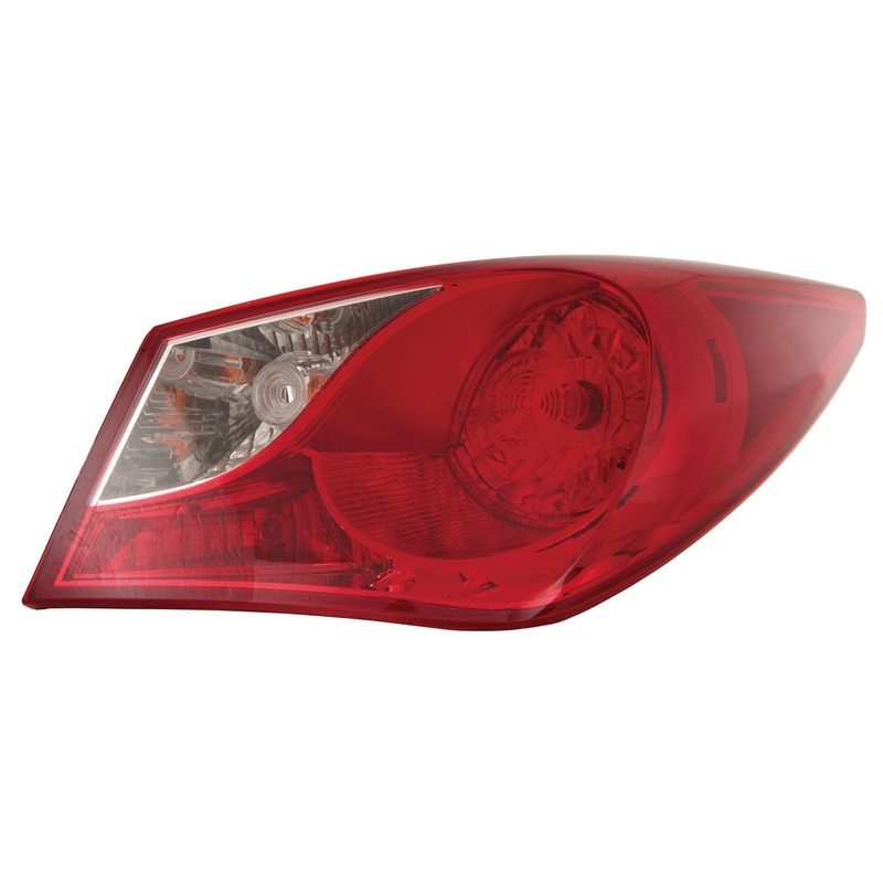 Tail Lamp Passenger Side Hyundai Sonata 2011-2014 Excludes Hybrid Capa , Hy2805116C – Hunt Parts