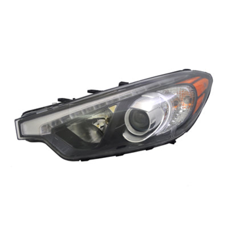 Head Lamp Driver Side Kia Forte 2014-2015 Halogen With Led Position Lamp Capa , Ki2502171C – Hunt Parts