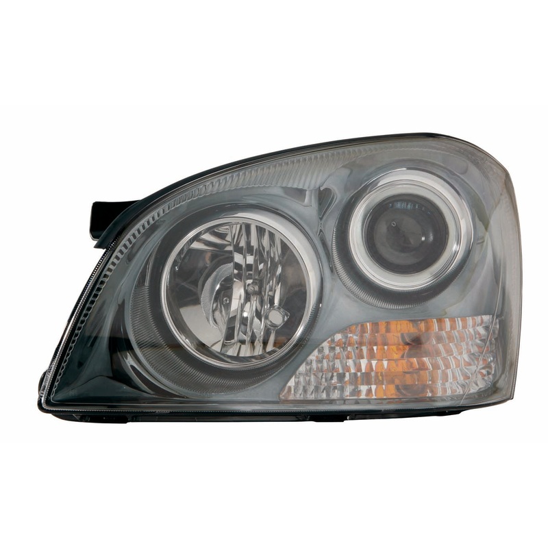 Head Lamp Driver Side Kia Magentis 2007-2008 With Black Insert With Appearance Pkg Capa , Ki2502137C – Hunt Parts