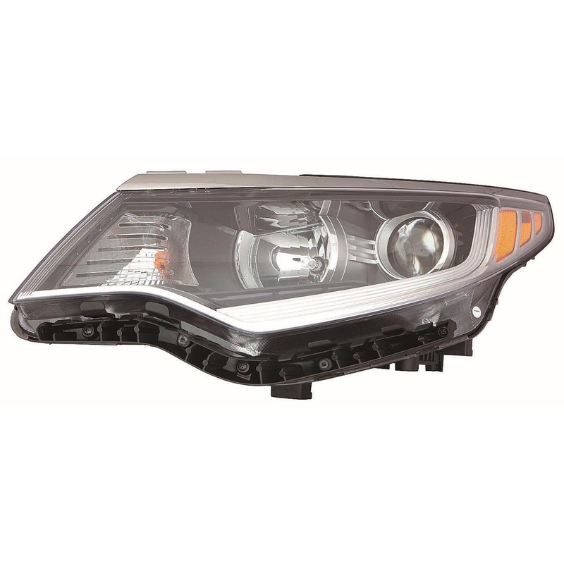 Head Lamp Driver Side Kia Magentis 2016-2018 Halogen Projector Type 1 Capa , Ki2502196C – Hunt Parts