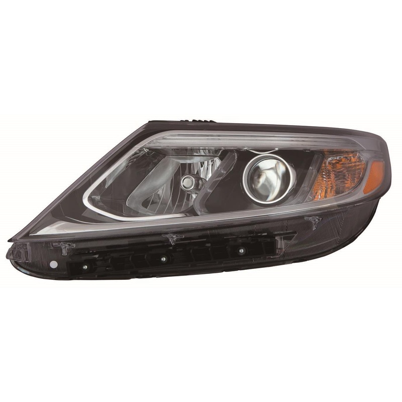 Head Lamp Driver Side Kia Sorento 2014-2015 Halogen Without Led Accent With Auto Lx Model Capa , Ki2502164C – Hunt Parts