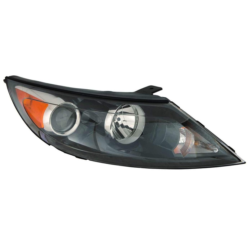 Head Lamp Passenger Side Kia Sportage 2011-2012 Halogen Capa , Ki2503148C – Hunt Parts