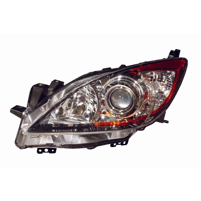 Head Lamp Driver Side Mazda Mazda 3 2010-2013 Halogen Without Sky Activ Pkg Capa , Ma2518130C – Hunt Parts