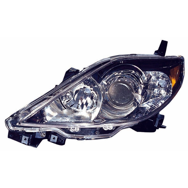 Head Lamp Driver Side Mazda Mazda 5 2006-2007 Halogen Capa , Ma2518137C – Hunt Parts