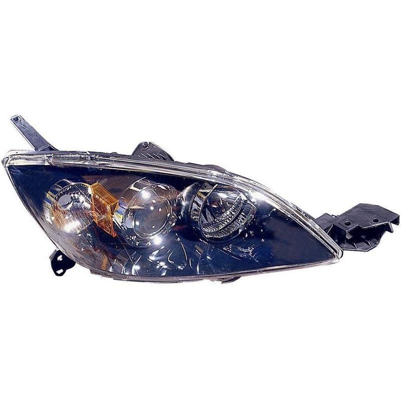 Head Lamp Passenger Side Mazda Mazda 3 2004-2009 Hatchback Halogen Capa , Ma2519107C – Hunt Parts
