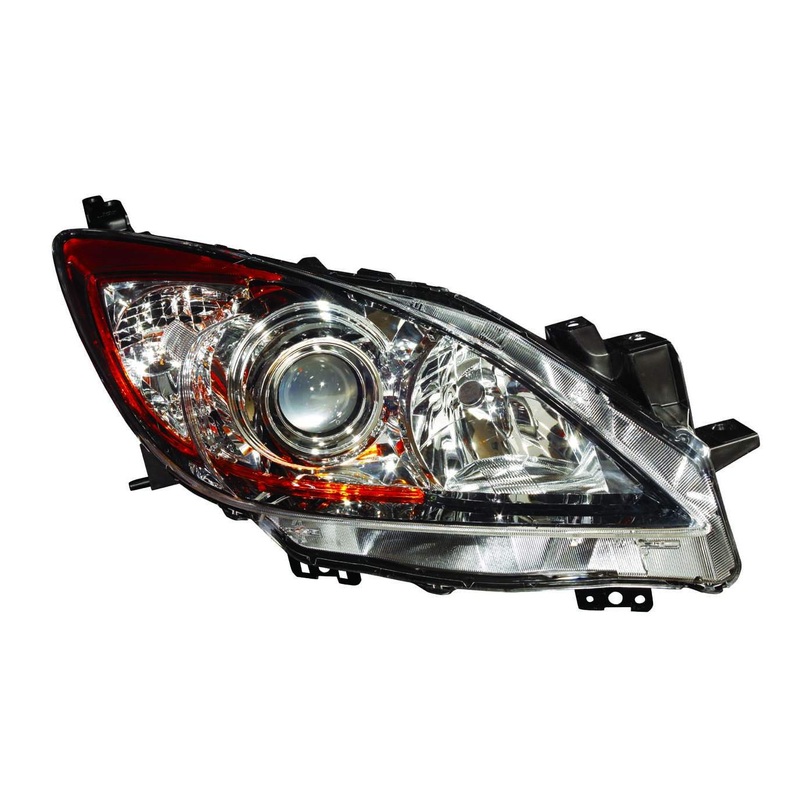 Head Lamp Passenger Side Mazda Mazda 3 2010-2013 Halogen Without Sky Activ Capa , Ma2519130C – Hunt Parts