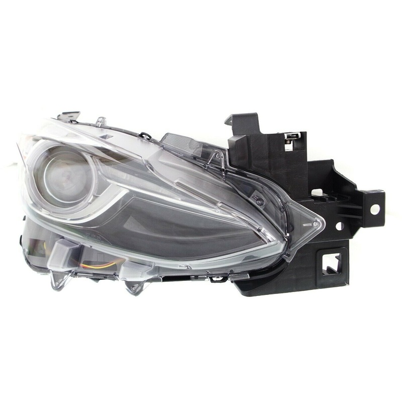 Head Lamp Passenger Side Mazda Mazda 3 2014-2018 Hid Without Auto Level Sedan /Hatchback Capa , Ma2503145C – Hunt Parts