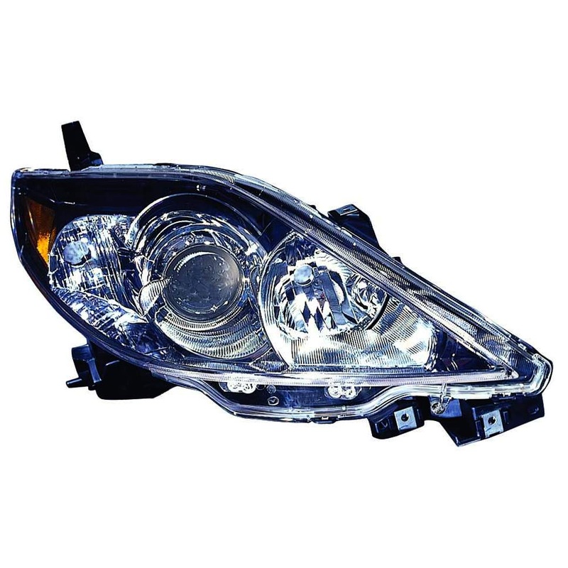 Head Lamp Passenger Side Mazda Mazda 5 2006-2007 Halogen Capa , Ma2519137C – Hunt Parts