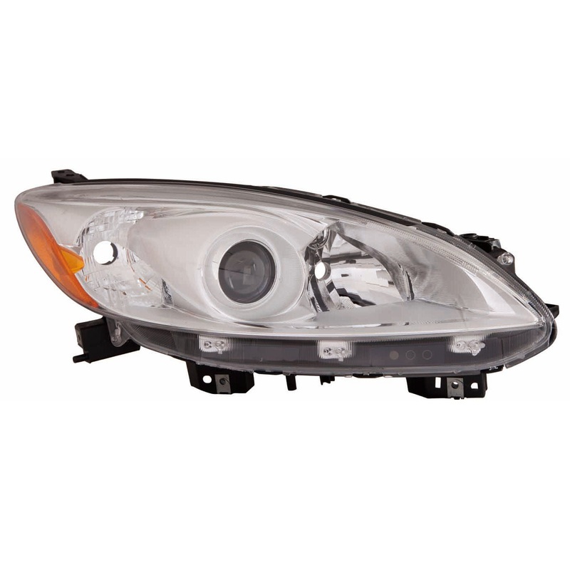 Head Lamp Passenger Side Mazda Mazda 5 2012-2015 Halogen Capa , Ma2519139C – Hunt Parts