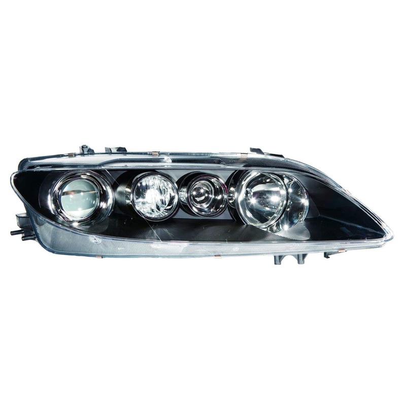 Head Lamp Passenger Side Mazda Mazda 6 2006-2008 Sport Model Halogen Capa , Ma2503135C – Hunt Parts