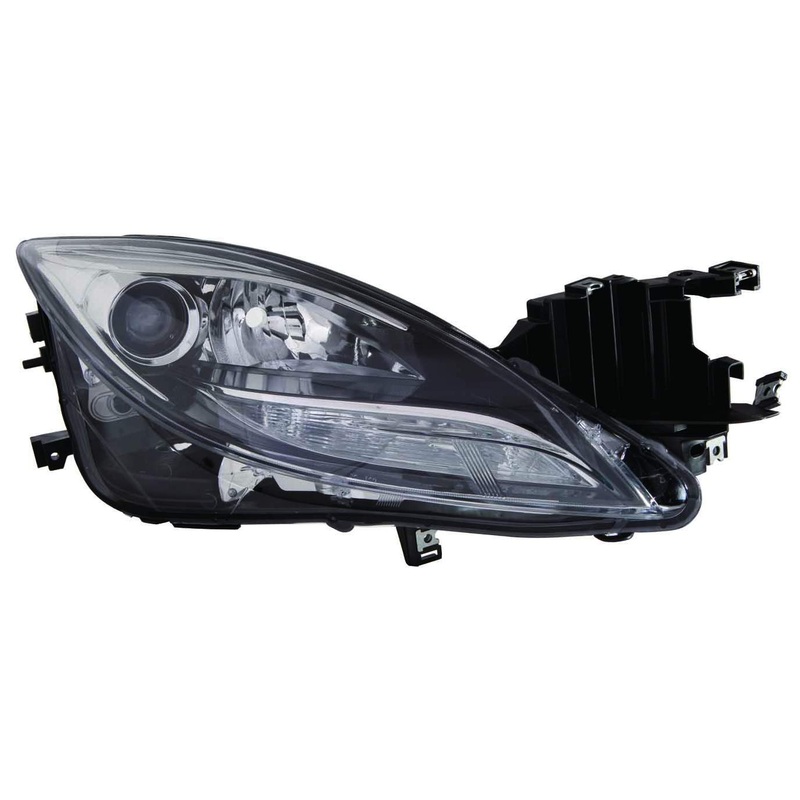 Head Lamp Passenger Side Mazda Mazda 6 2011-2013 Halogen Capa , Ma2519141C – Hunt Parts