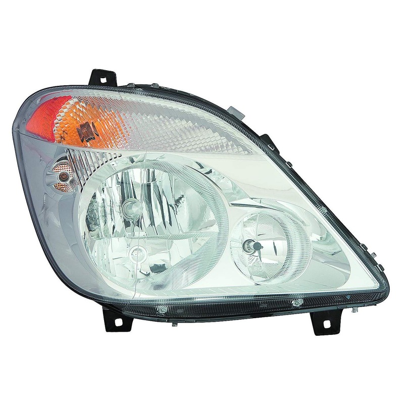 Head Lamp Passenger Side Dodge Van Dodge Sprinter 2007-2009 Halogen High Quality , Mb2503191 – Hunt Parts