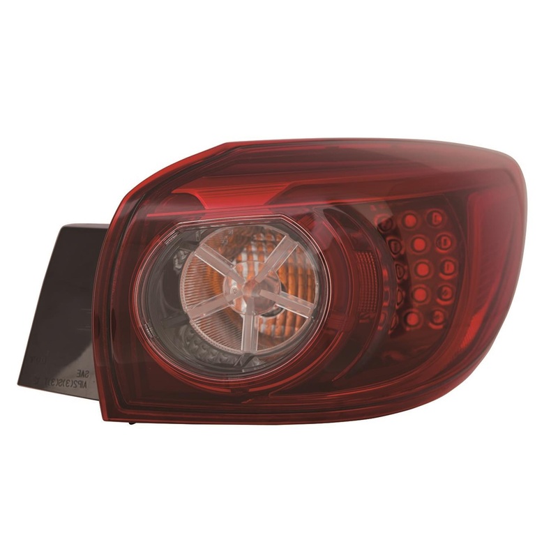 Tail Lamp Passenger Side Mazda Mazda 3 2014-2018 Led Japan Built Hatchback Capa , Ma2805116C – Hunt Parts