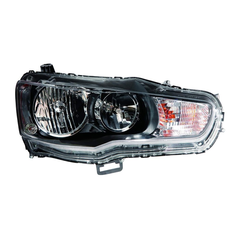 Head Lamp Passenger Side Mitsubishi Lancer Evolution 2009-2015 Halogen Front Om Nov 02 2008 Capa , Mi2503158C – Hunt Parts