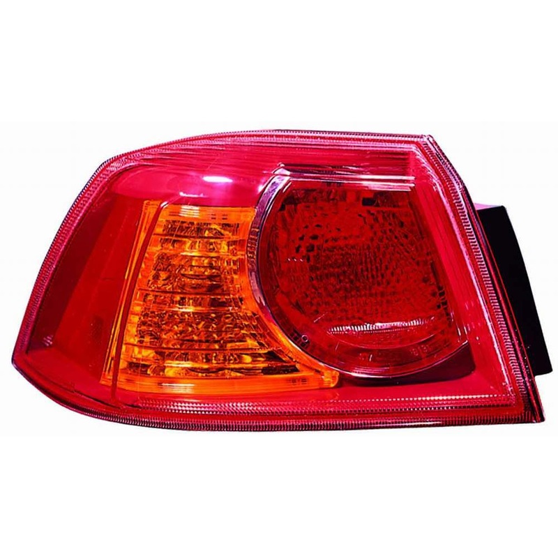 Tail Lamp Driver Side Mitsubishi Lancer Evolution 2008 Red Bezel Capa , Mi2804100C – Hunt Parts